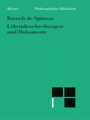 cover image of Lebensbeschreibungen und Dokumente